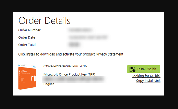 Finding Office 2021 2019 product key
