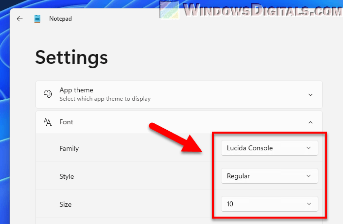 Fix Notepad can't display NFO file properly