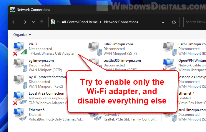 Fix WiFi keeps disconnected but Ethernet works Windows 11