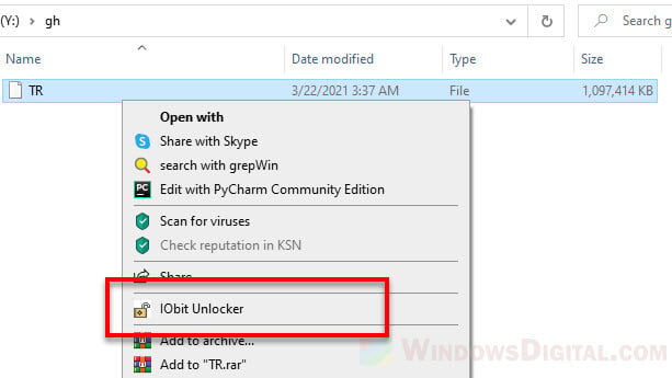 Force delete a file in use using Unlocker