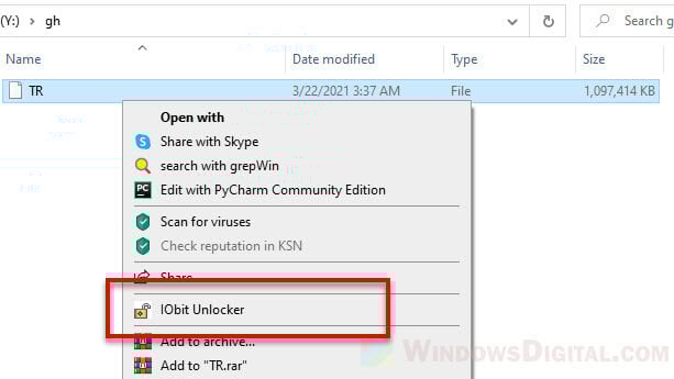 Force delete a file in use using Unlocker