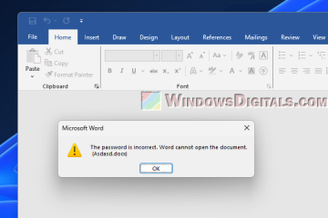 Forget Microsoft Word Document Password