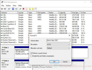 how to format ssd windows 11 bios
