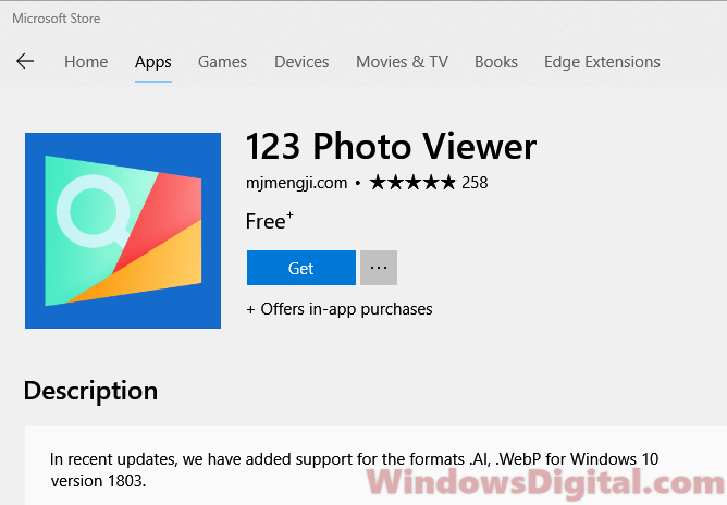 Photo viewer app Microsoft Store