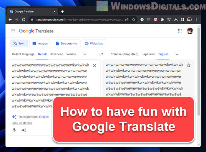 Funny Ways to Break Google Translate Voices