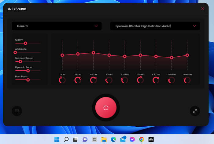 FxSound Equalizer Windows 11