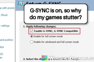 Games Stutter With G-SYNC and Frame Generation On, Why?