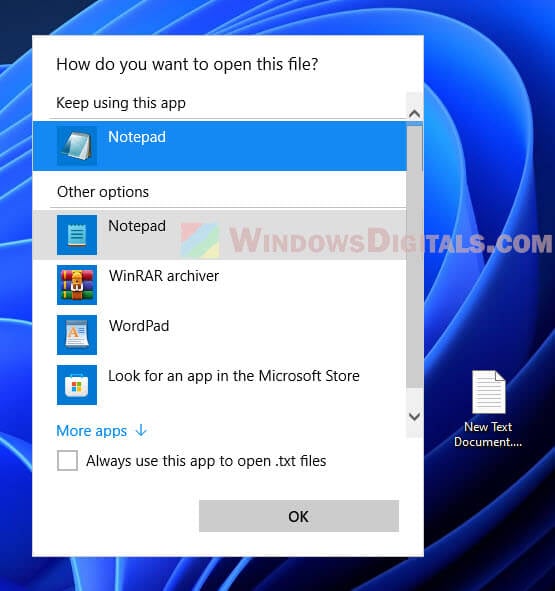 Get back the old version of Notepad on Windows 11