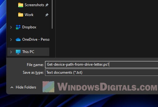 Get hard disk volume number from drive letter Windows 11