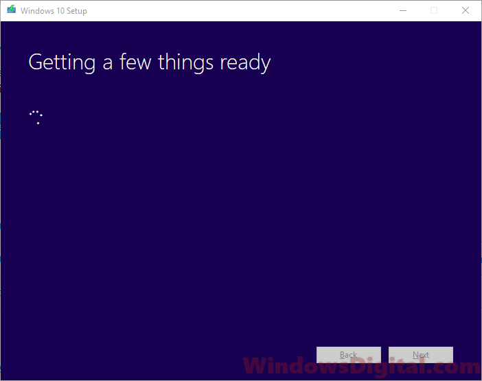 Getting a few things ready on Windows 10 digital download