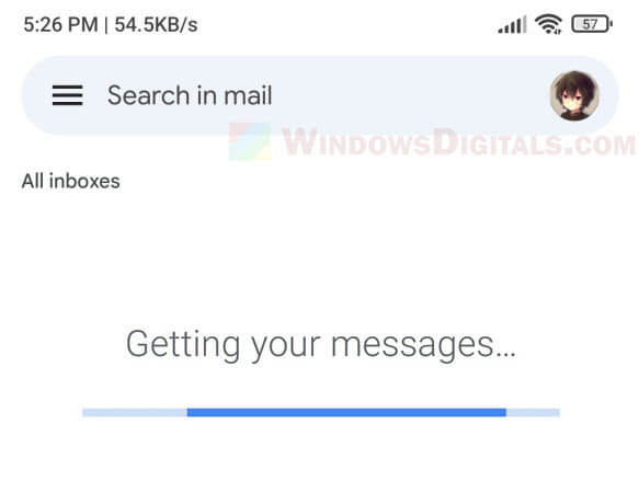 Gmail Getting your messages stuck