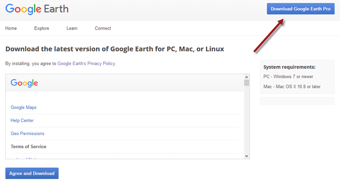 google earth downloadfor windows 10