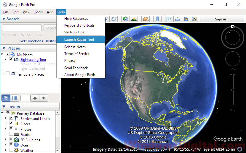 Google Earth Pro Not Working on Windows 10/11