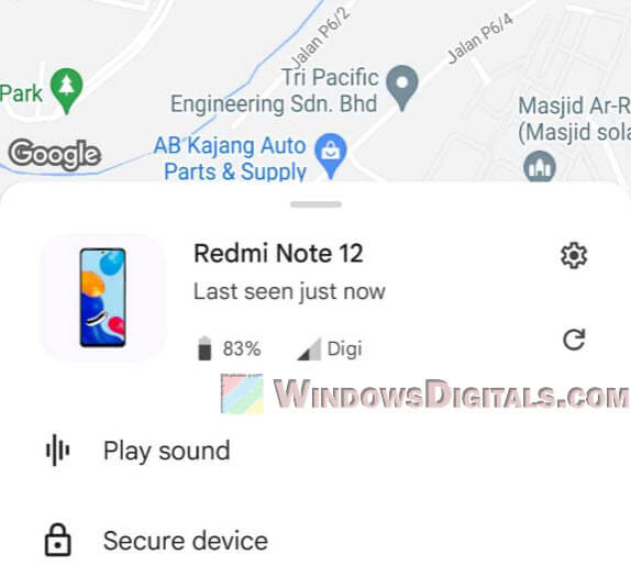 Google Find My Device Android