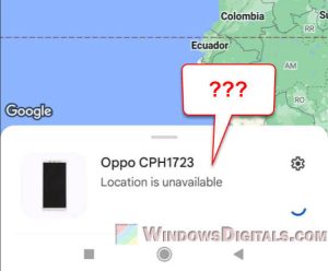 FIND MY DEVICE LOCATION IS OFF visual data 8