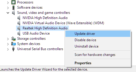 Headphones jack not working on Windows 10
