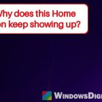 "Home" Icon Appears on the Desktop in Windows 11