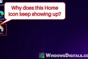 "Home" Icon Appears on the Desktop in Windows 11