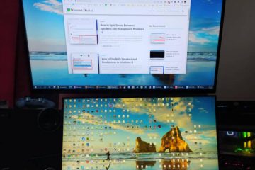How do I display different things on two monitors Windows 11