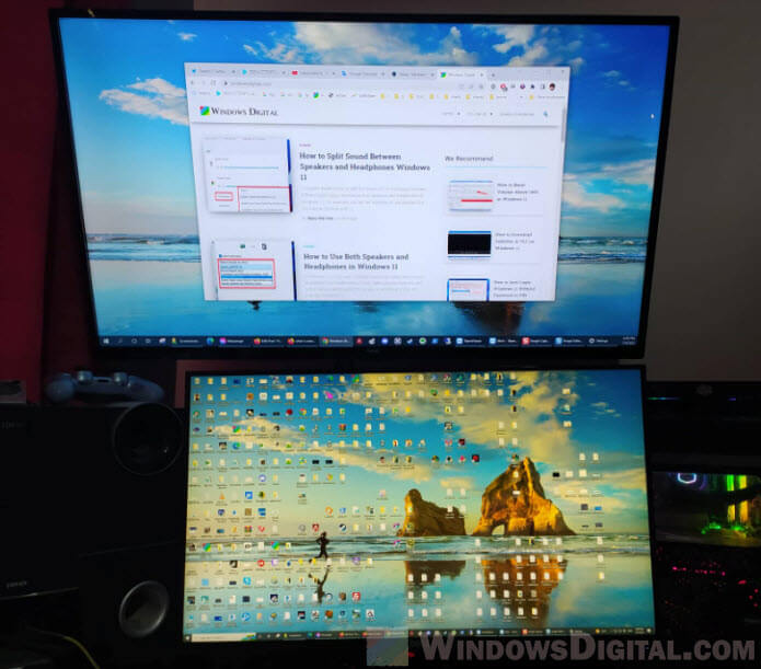 How To Display Different Things On Two Monitors Windows 11