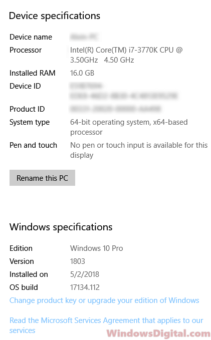 How do I know what version of Windows 10 I have