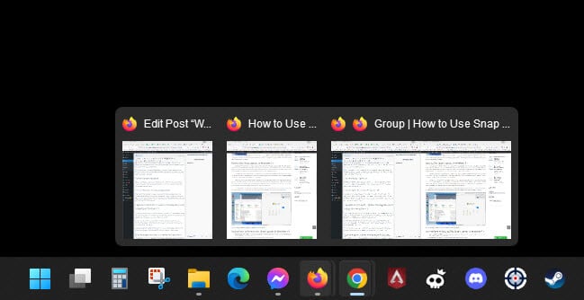 How do Windows 11 Snap Groups work