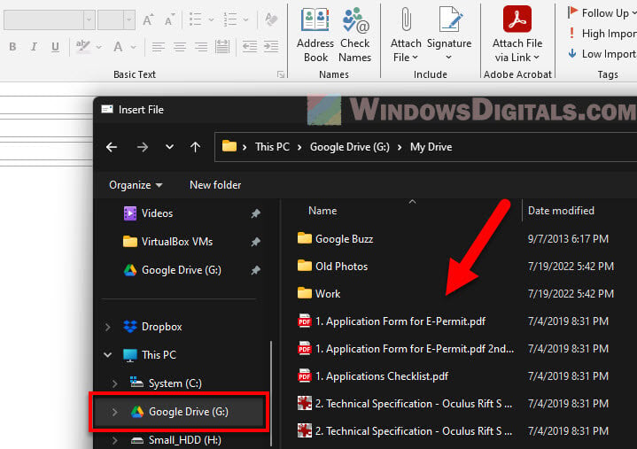 How to Access Google Docs with Outlook Email