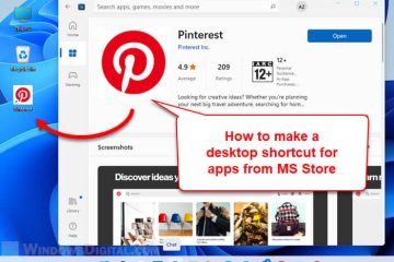 How to Add Microsoft Store App to Desktop in Windows 11