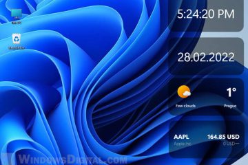 How to Add Widgets to Desktop in Windows 11