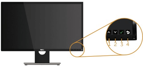 how to adjust brightness on dell monitor screen