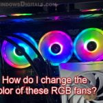 How to Change Color of RGB or ARGB Fans on PC