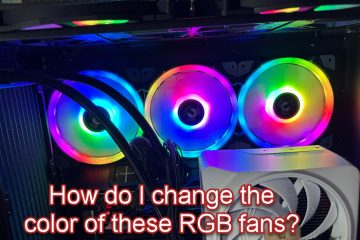 How to Change Color of RGB or ARGB Fans on PC