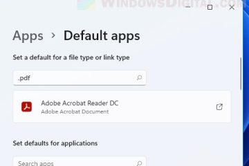 How to Change Default PDF Viewer in Windows 11