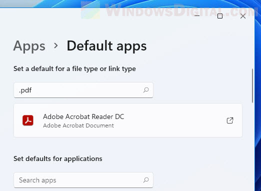 How to Change Default PDF Viewer in Windows 11