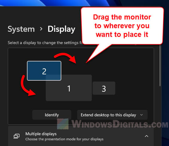 How to Change Monitor Position in Windows 11