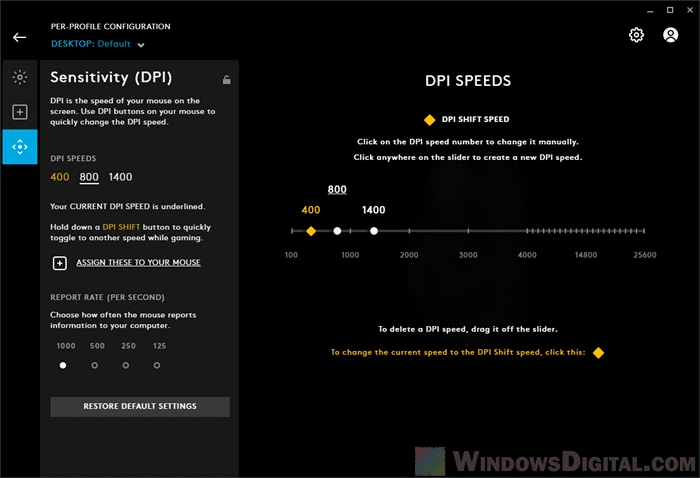 How to Change Mouse DPI in Windows 10