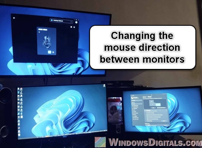 How to Change Mouse Movement Between Two Three Monitors Windows 11