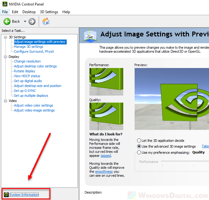 Check NVIDIA Graphics Card Specifications on Windows 10/11