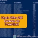 How to Check Office 365 User License Using PowerShell