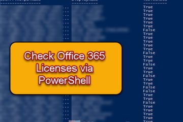 How to Check Office 365 User License Using PowerShell