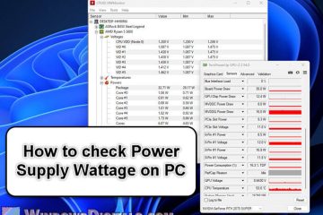 How to Check Power Supply Wattage on Windows 11 or 10 PC