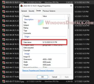 How to Check the Date a Photo was Taken in Windows 11