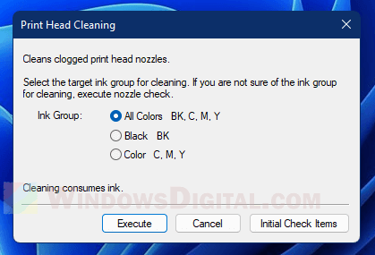 How to Clean Printhead Windows 11