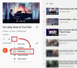 How to Share and Collaborate a Playlist on YouTube with Friends
