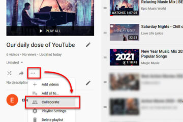 How to Collaborate a Playlist on YouTube