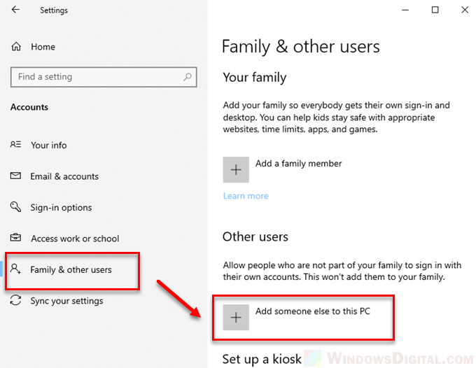 How to Create Local Account on Windows 10