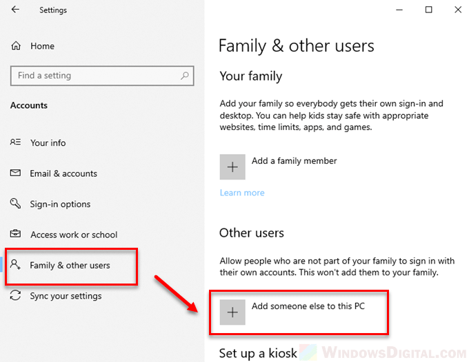 Create local admin account without password in Windows 11/10