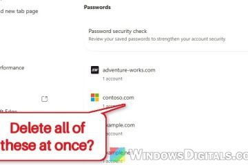 How to Delete All Saved Passwords in Microsoft Edge at Once