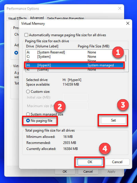 How to Delete Pagefile.sys in Windows 11