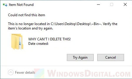 How to Delete a Ghost File in Windows 10